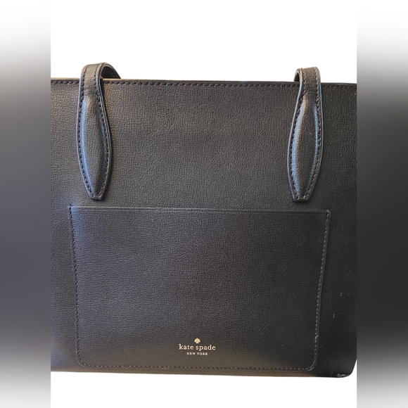 Kate Spade Elegant Black And Gold Purse - Picture 2 of 8